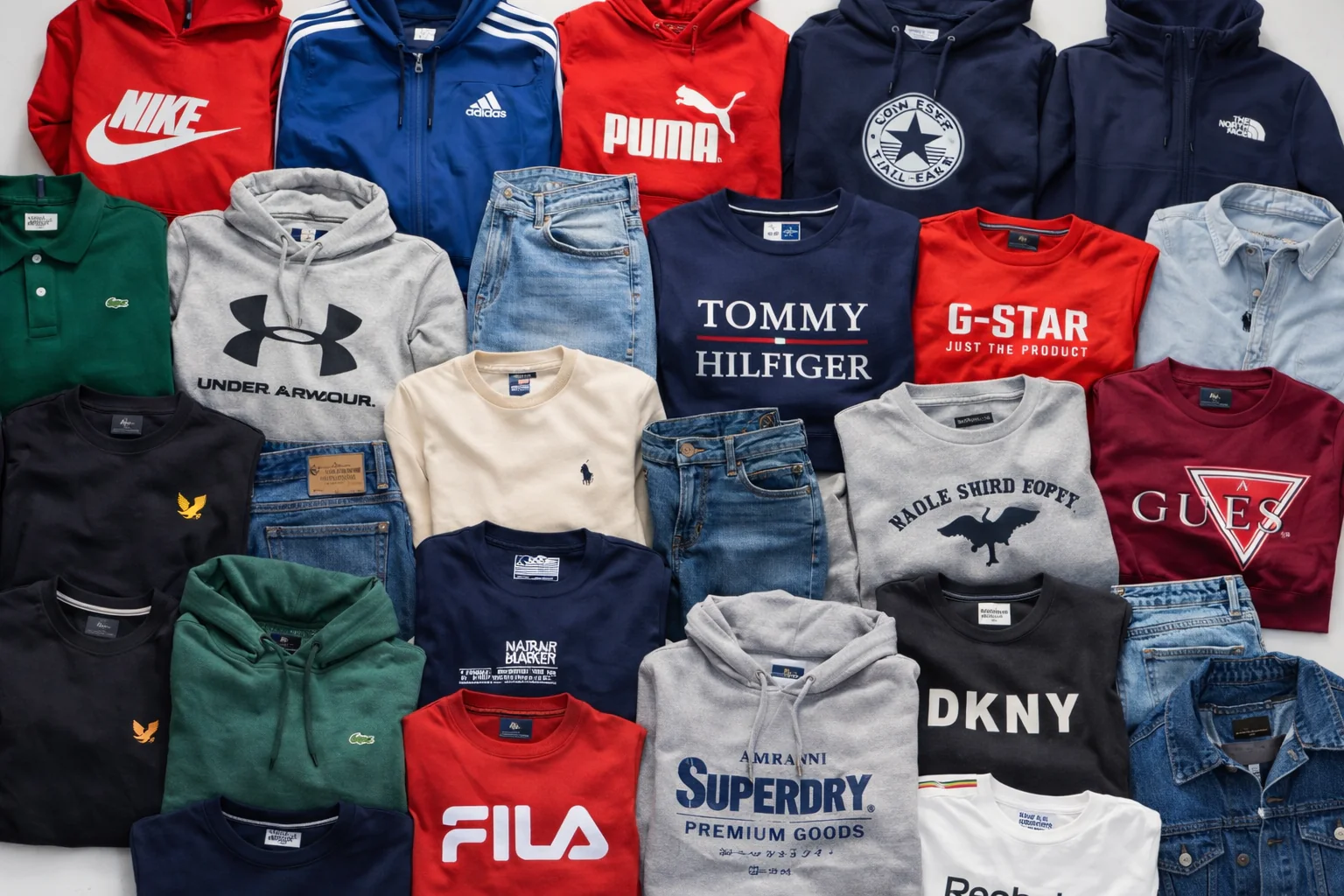 Mixed Pallet of Branded Sportswear 172 units 100 SKU's 42 Brands